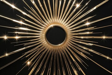 Obraz premium Brilliant Radiance Reflected on a Dark Canvas