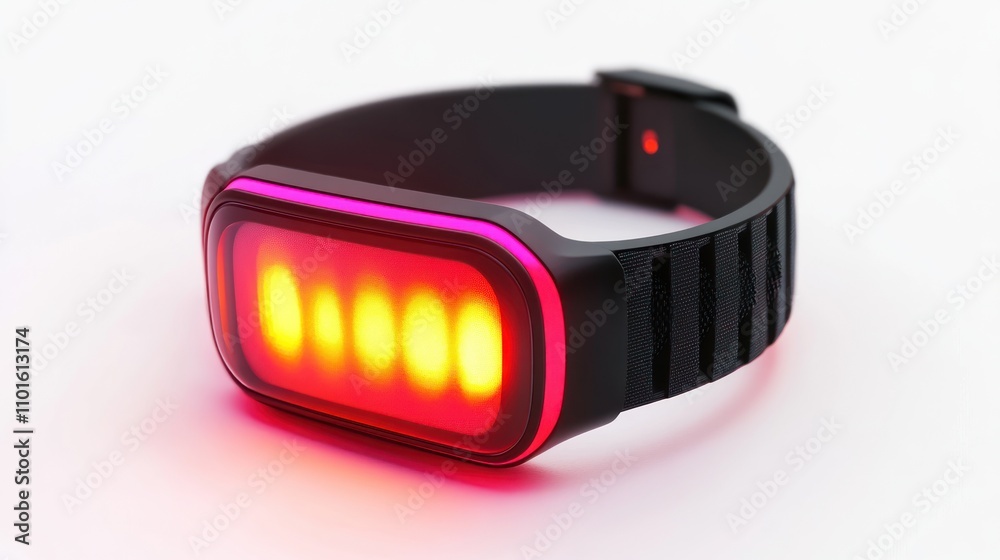 Poster illuminated wearable device with a modern design