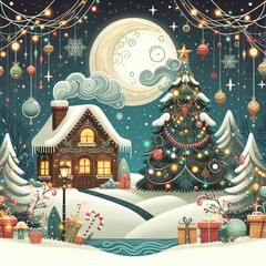 Backgrounds with winter themes for Christmas decor