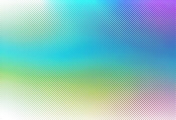 Abstract colorful halftone gradient background