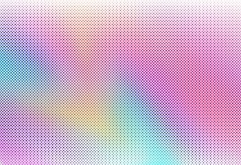 Abstract colorful halftone gradient background