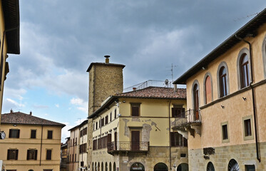 Sansepolcro, case, strade, vicoli, palazzi e torri del centro antico - Arezzo