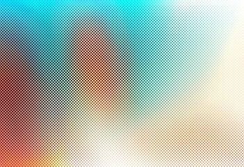 Abstract colorful halftone gradient background