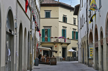 Sansepolcro, case, strade, vicoli, palazzi e torri del centro antico - Arezzo
