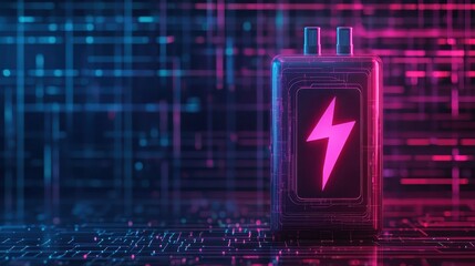 Futuristic Battery Sustainable Energy Mobile Charging Power Technology