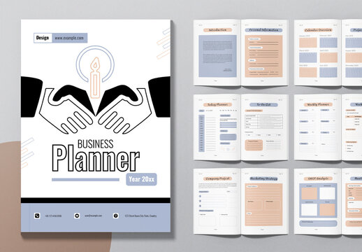Business Planner Monthly Template