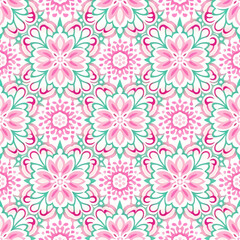 Fototapeta premium seamless pattern with flowers