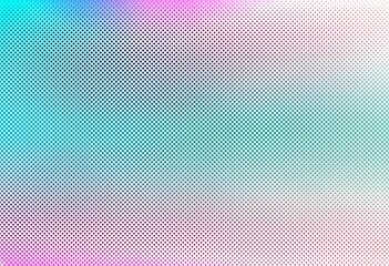 Abstract colorful halftone gradient background