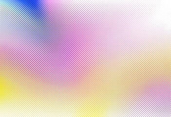 Abstract colorful halftone gradient background