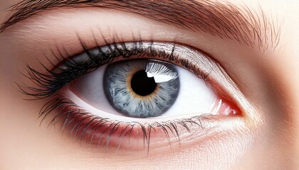 Naklejka premium Close-up of female eye