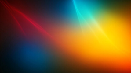 Obraz premium Colorful abstract light display with vibrant hues in a dark setting