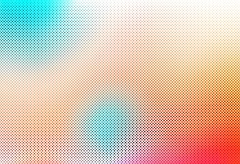Abstract colorful halftone gradient background