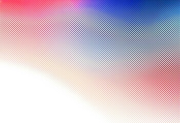 Abstract colorful halftone gradient background