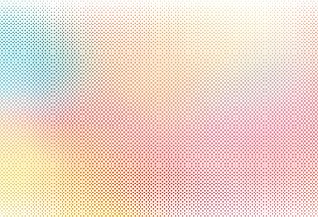 Abstract colorful halftone gradient background