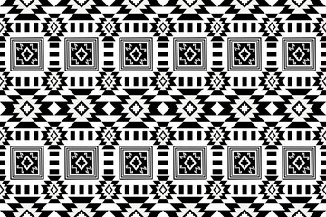 Tribal aztec vector retro seamless pattern on white background. Navajo southwest. Geometric ethnic oriental seamless pattern traditional. Mexican style. fabric, clothing, carpet, textile, white , rug