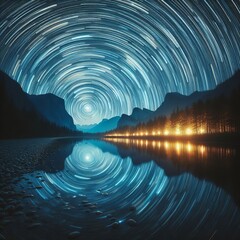 Starry Night Luminogram A luminogram capturing the light trails