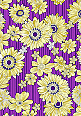 Elegant Digital allover Floral Pattern and Texture Designs