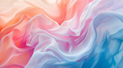 Obraz premium Abstract light background with a soft gradient and smooth motion effect.