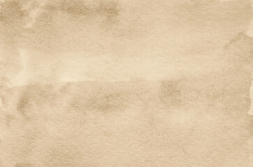 Abstract brown watercolor background texture