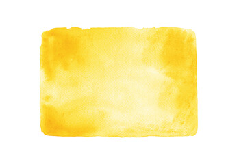 Abstract yellow watercolor background texture
