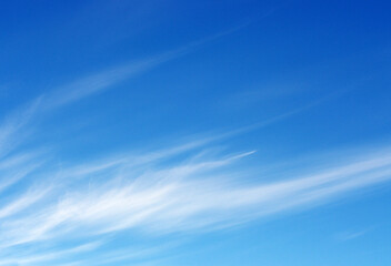 Fototapeta premium White clouds in blue sky