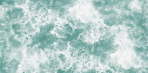 Painting abstract monochrome Hand drawn wet background in vintage style. Seamless Aqua Organic  Textile. Turquoise background reminiscent of cement wall texture with old grunge