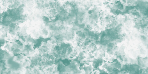 Painting abstract monochrome Hand drawn wet background in vintage style. Seamless Aqua Organic  Textile. Turquoise background reminiscent of cement wall texture with old grunge