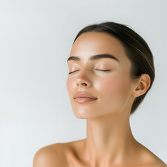 スキンケアイメージの外国人女性