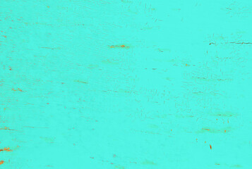 Grunge wood texture, turquoise vintage background