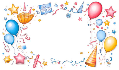 New Year or Christmas festival card poster or wallpaper, it can be used in advertising. There is space to text.