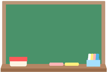 학교 교실 칠판 일러스트