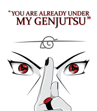 Itachi sharingan- You are under my genjutsu