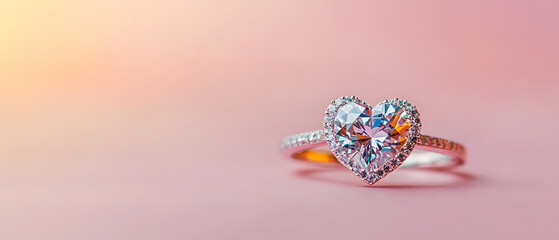 The beauty of diamonds and their luxury suit the beautiful scenery. For couples or ladies, look good and stylish. and space for writing text