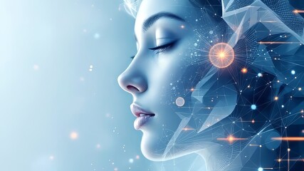 Obraz premium Precision health. Clean aesthetic. AI-powered visuals. Your wellness journey starts now.
