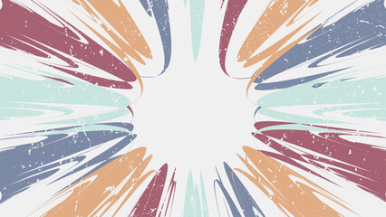 Abstract Colorful Splash Background with Pastel Tones - Retro Vintage Background