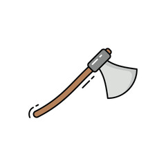 Wood Axe vector icon