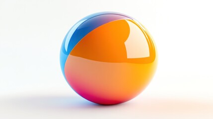 Abstract Colorful Sphere Gradient Design