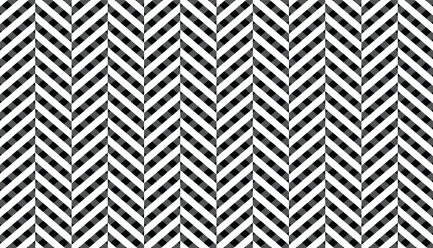 Jagged stripes. seamless surface pattern design. weaving strokes wallpaper. zigzag stripes. white strips with black shadow. vector illustration
