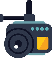 Modern action camera capturing stunning footage of extreme sports and outdoor adventures