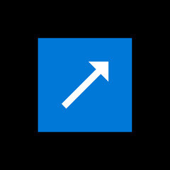 Upward Diagonal Arrow
