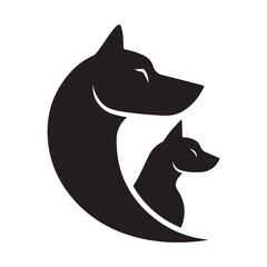 dog and cat pet animal logo vector illustration template design, Dog and cat pet animal logo vector illustration template design, pet logo design, dog and cat logo, animal logo vector, pet branding te