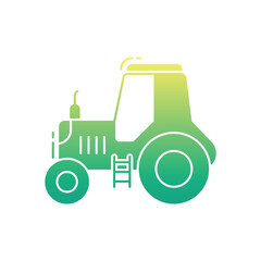 Tractor vector icon
