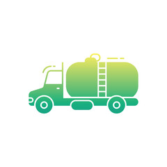 Water Tanker vector icon