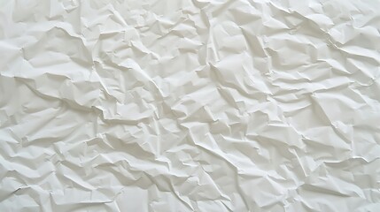 Obraz premium White wrinkled paper shading texture background