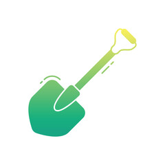 Shovel vector icon