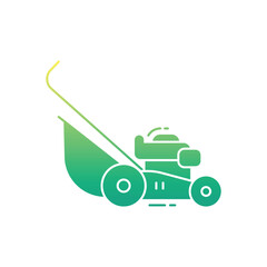 Fototapeta premium Lawn Mover vector icon
