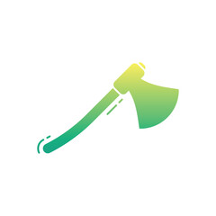 Wood Axe vector icon