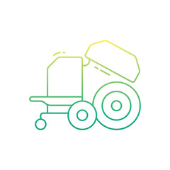 Baler vector icon