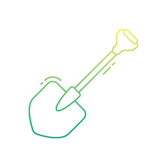 Shovel vector icon