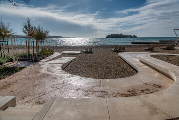 Landscape of the Croatian coast around Rovinj